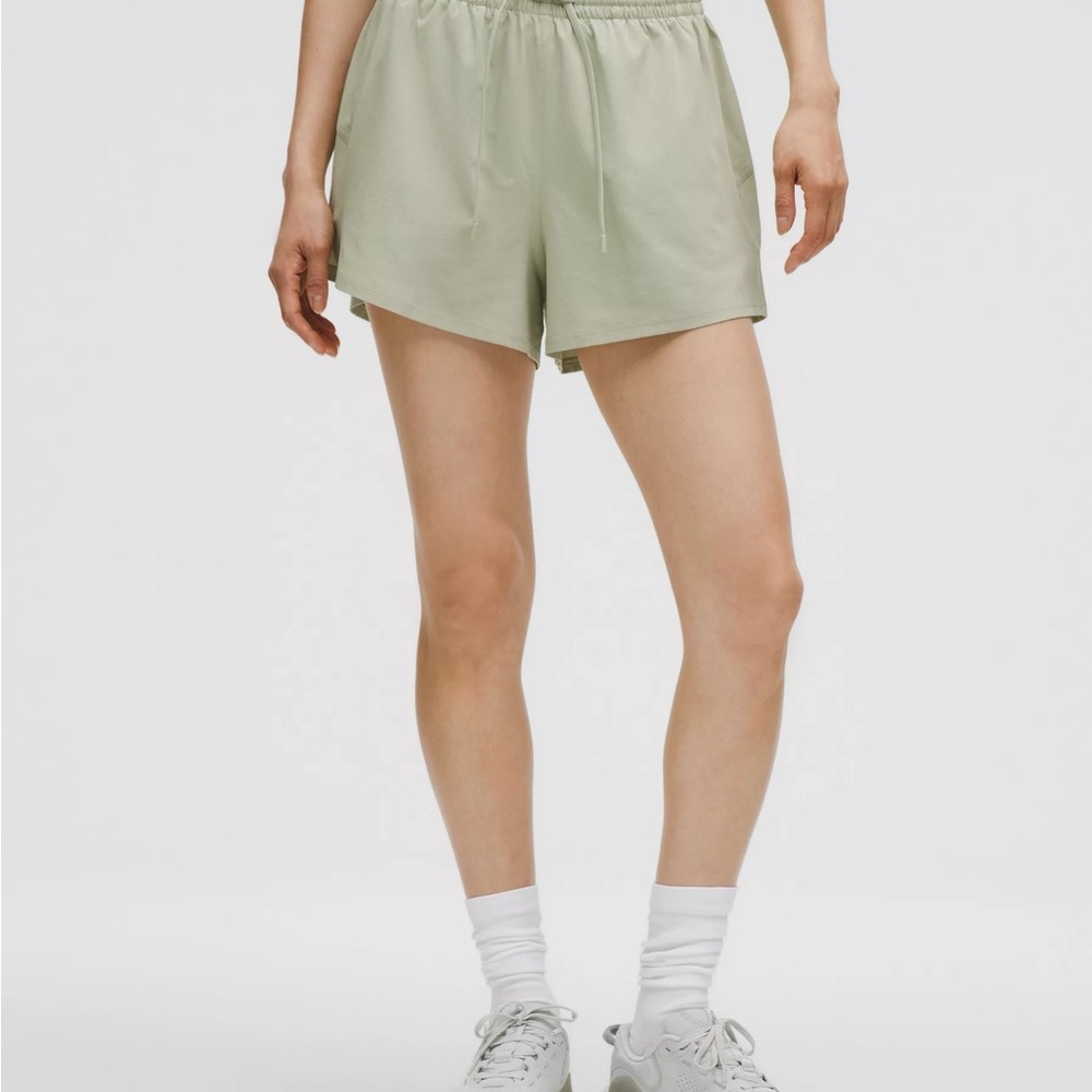 Women's Light Green Shorts